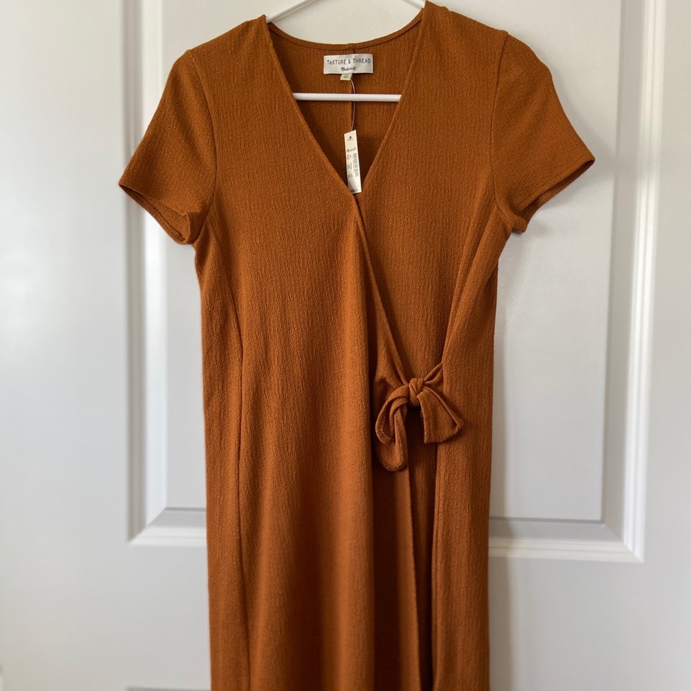 Madewell Texture & Thread Wrap Dress